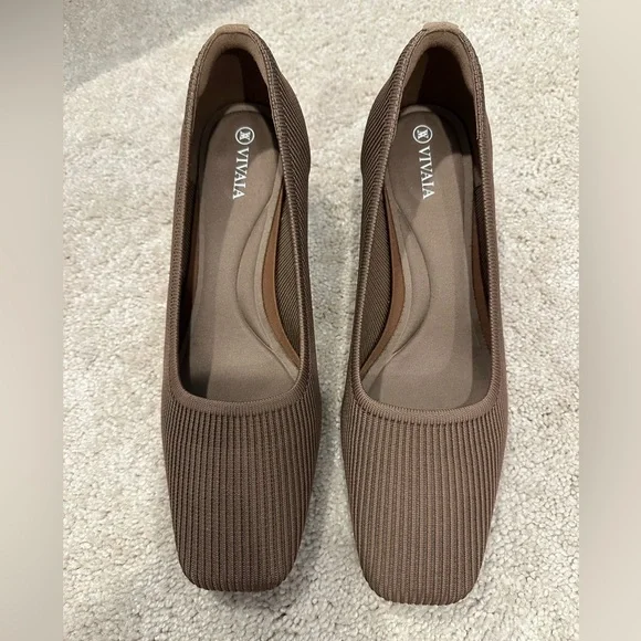 Vivaia Square-Toe Chunky Heels (Melody) in Expresso brown 41.5/10 - Picture 3 of 6